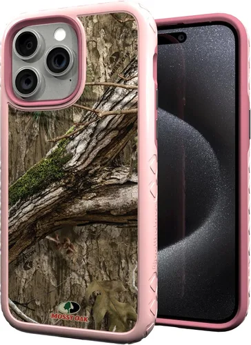 Miniatura 122 de cellhelmet Mossy Oak Agua Yellowfin Funda de doble capa en gris diseñada para iPhone 13 Mini a prueba de golpes y caídas, duradera, como se ve