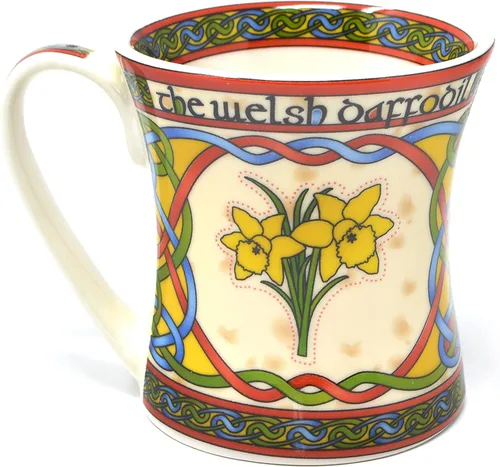 Miniatura 4 de Royal Tara Juego galés – 1 taza de narciso galés, 1 soporte para bolsita de té galés y 1 mezcla de té de cerveza galesa de 50 bolsitas de té