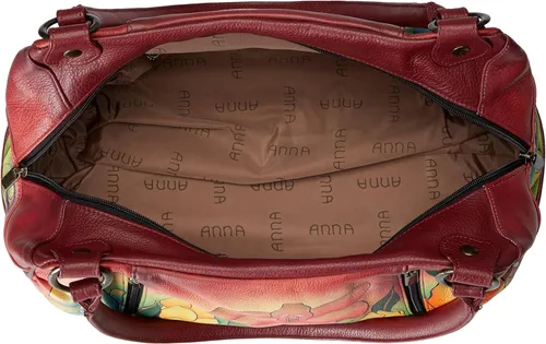 Miniatura 5 de Anna by Anuschka - Bolso de hombro para mujer, piel genuina y fruncida, diseño original