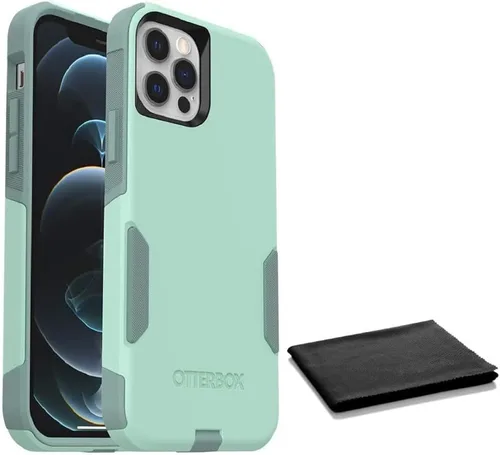 Miniatura 10 de Funda OtterBox Commuter Series para iPhone 12 e iPhone 12 Pro (Solamente) - con Paño de Limpieza - Empaque No Minorista - Bespoke Way (Azul)
