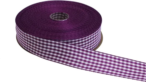 Miniatura 87 de Cinta a cuadros de 50 yardas cada rollo 100% poliéster con borde tejido (1/1-2 pulgadas x 50 yardas, negro)