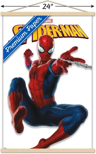 Miniatura 3 de Trends International Marvel Comics - Póster de pared con marco magnético de Spider-Man