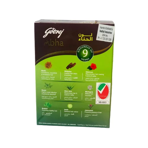 Miniatura 2 de Godrej Abha Brown Henna Color - 100% cobertura gris