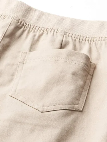 Miniatura 2 de Nautica Bermudas de uniforme escolar para niña, ajuste y material elástico, botón sintético y bolsillos funcionales