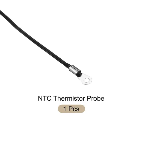 Miniatura 5 de Sonda de termistor NTC 10K 3.3ft impermeable de acero inoxidable sensor de temperatura, [para transmisor digital de temperatura]