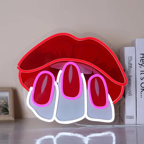 Miniatura 21 de Adorable letrero de neón de helado LED para decoración de pared, luz USB y batería para habitación de niños, dormitorio, sala de juegos, regalo
