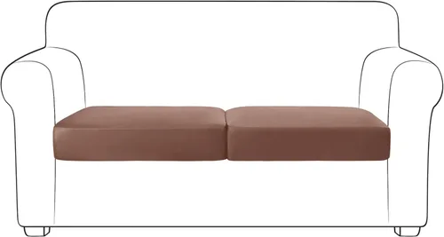 Miniatura 17 de Yates Home Funda de cojín de piel sintética para sofá, impermeable, elástica, para asiento de caravana, sofá biplaza, protector de muebles, funda