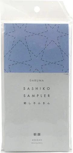 Miniatura 26 de DARUMA Sashiko Sampler - Tela original color azul marino (ángulo recto conectado)