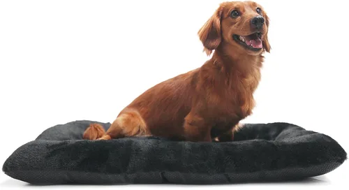 Miniatura 8 de Cama para Jaula de Perros Lavable para Perros XXS, de Lujo, de Piel Sintética Gruesa, Esponjosa, Cómoda, Almohadilla de Jaula Antideslizante, Tapete