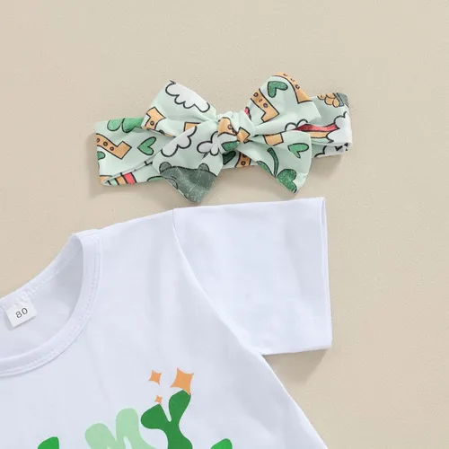 Miniatura 16 de Conjunto de 2 piezas de ropa de otoño para bebé y niña, sudadera de manga larga con cuello redondo y pantalones deportivos, conjunto de traje