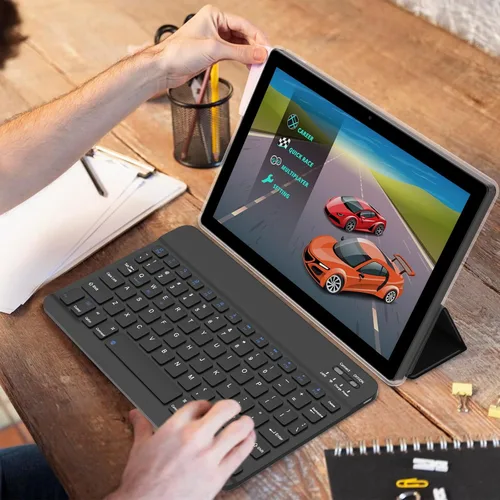 Miniatura 7 de IWEGGO Tablet Android 15, 10 pulgadas 18 GB RAM+128 GB ROM/2TB tableta expandible, procesador de cuatro núcleos de 2.0 GHz, pantalla táctil HD 1280