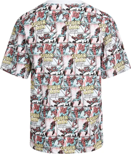 Miniatura 4 de Marvel Camiseta de los Vengadores para niño, Spider-Man, Capitán América, Hulk, Iron Man, Camiseta gráfica de manga corta de superhéroe para niños