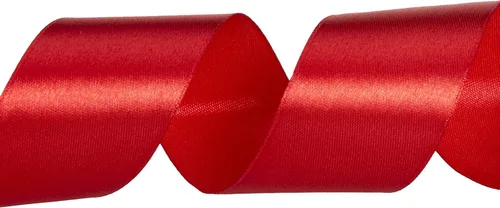 Miniatura 3 de YASEO Cinta de satén sólida roja de 1 1/2 pulgadas, cinta de tela artesanal de 50 yardas para envolver regalos, ramos florales, decoración de fiesta