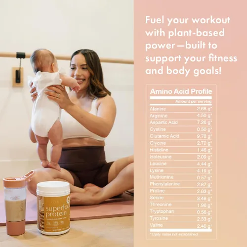 Miniatura 2 de Boobie Body - Polvo de proteína de superalimento para embarazo y posparto, sabor vainilla chai 19g de proteína Seguro para la lactancia