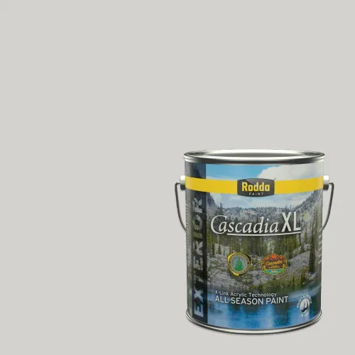 Miniatura 36 de Rodda Paint CASCADIA XL Pintura e imprimación satinada para exteriores en uno, cuarto de galón, Metropolis Mood