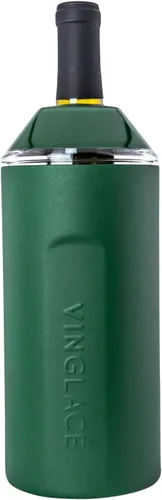 Miniatura 18 de Vinglacé Enfriador de Botella de Vino - Aislador de Champán Portátil - Funda de Enfriador de Vino de Acero Inoxidable - Mantiene el Vino Frío