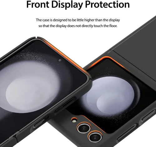 Miniatura 7 de araree Aero Flex - Funda para Galaxy Z Flip 5 con protección de bisagra, funda protectora delgada (PC) con protector de bisagra (TPU), compatible