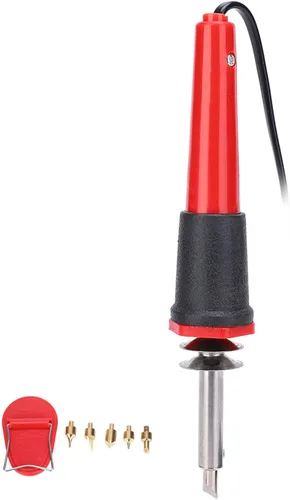 Miniatura 5 de Fafeicy Herramienta para quemar madera, juego de soldador eléctrico de 40 W, bolígrafo de combustión de madera, herramienta de pirografía