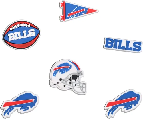 Miniatura 19 de FOCO unisex-adult NFL Team Logo 6-Pack Shoe Charms
