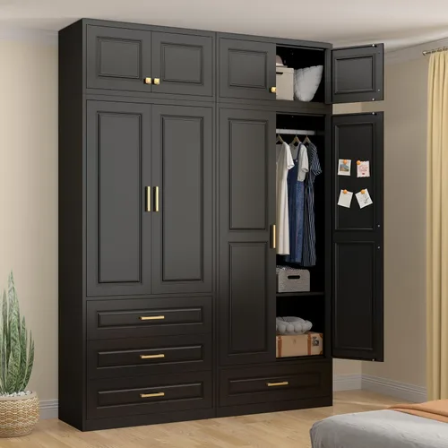 Miniatura 6 de UNICOLY Gabinete de Almacenamiento de Pared de 15", Pequeño Armario Guardarropa, Pequeño Gabinete Colgante para Dormitorio Escuela, Empleado