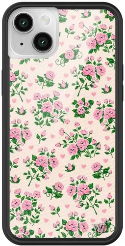 Miniatura 43 de Fundas Wildflower - Compatibles con Apple iPhone 14 Plus Parachoques protector negro, certificado de prueba de caída de 4 pies, propiedad