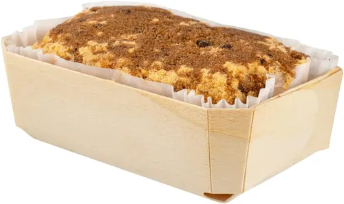 Miniatura 11 de Restaurantware Taipei - Moldes de madera para hornear de 17 onzas, 100 moldes desechables listos para horno, con forros de papel, recipientes
