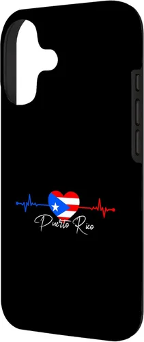 Miniatura 2 de Puerto Rico Boricua Heartbeat Puerto Rican Flag Case for iPhone 17