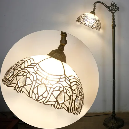 Miniatura 5 de WERFACTORY Tiffany Lamp Series SAStained Glass Style Pantalla Decorativa Sala de estar Dormitorio