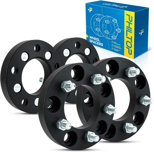 Miniatura 115 de PHILTOP Espaciador de rueda de 4 x 4 de 2 pulgadas, espaciadores de rueda centrados en las lengüetas para Polaris Trail Boss 330 2003-2013, Trail