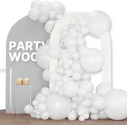 Miniatura 47 de PartyWoo Globos azul marino, 120 piezas de diferentes tamaños de 18, 12, 10, 5 pulgadas, kit de arco de globos azul oscuro guirnalda para Azul-z90
