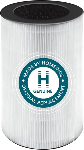 Miniatura 13 de Homedics TotalClean - Filtro de repuesto para purificador de aire tipo HEPA de 360 grados, funciona con purificadores de aire Homedics AP-T10-BK