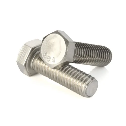 Miniatura 4 de Tornillos hexagonales de cabeza hexagonal de 1/4-20 x 1, accionamiento hexagonal externo, acero inoxidable 304, rosca gruesa UNC totalmente roscada