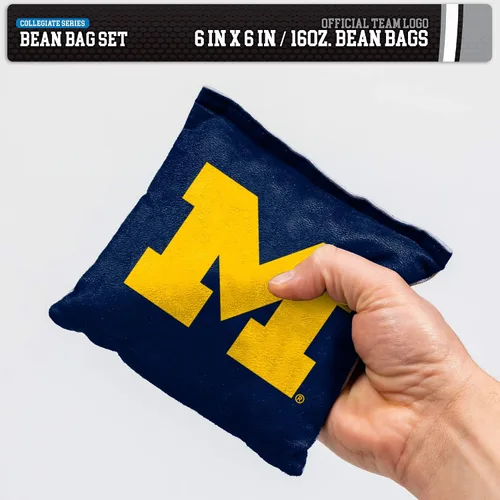 Miniatura 4 de Wild Sports - Puf de doble cara NCAA College de 8 unidades, bolsas de lanzamiento prémium para juego de cornhole, ideal para portones traseros