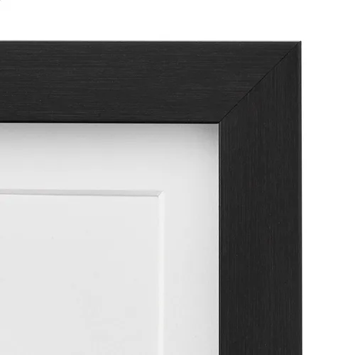Miniatura 5 de Amazon Basics Marco de fotos rectangular de 5 x 7 pulgadas o 4 x 6 pulgadas con paspartú, paquete de 2, color negro