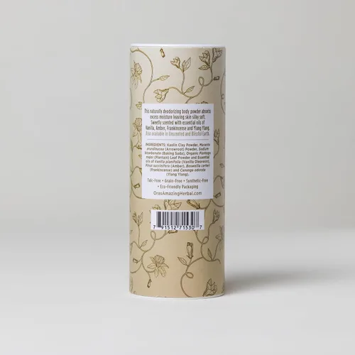 Miniatura 5 de Polvo corporal natural de Ora's Amazing Herbal, polvo de limpieza, sin talco, maíz, cereales ni gluten, esencia Sweet Love