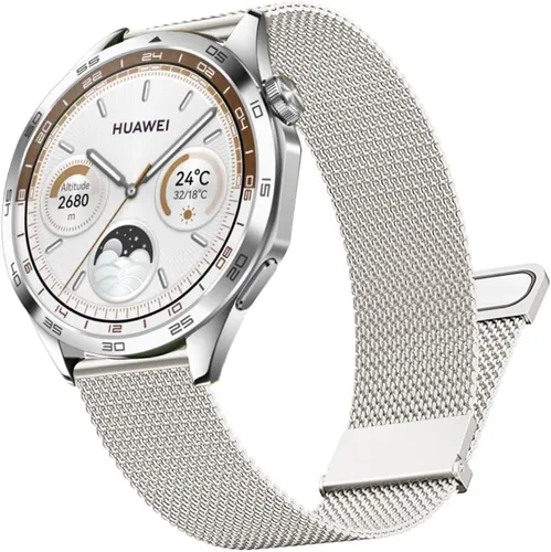 Miniatura 26 de DEALELE Correas compatibles con Samsung Galaxy Watch de 1.81 pulgadas / Galaxy 3 de 1.77 pulgadas / Gear S3, correa de repuesto de metal con textura