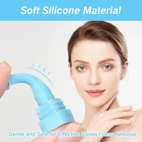 Miniatura 5 de Insertador de émbolo de lente de contacto duro para lentes suaves y duras, herramienta de eliminación de lentes de contacto ocular, émbolos