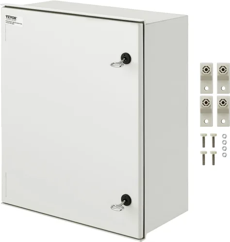 Miniatura 10 de VEVOR Caja de Conexiones Eléctricas, 12' ×10' ×6', Caja de Conexiones de Fibra de Vidrio, IP66 Impermeable y a Prueba de Polvo, Caja Eléctrica