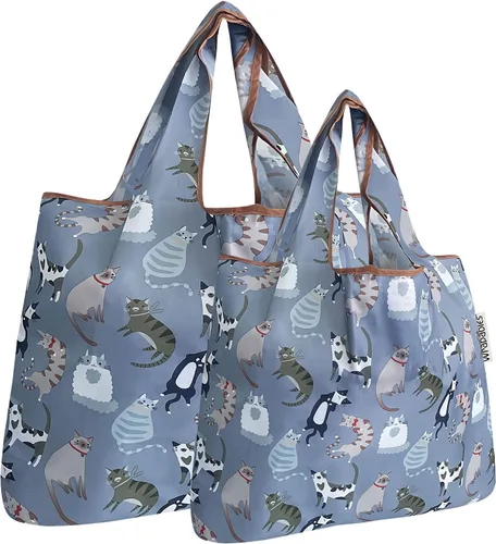 Miniatura 29 de allydrew Large Foldable Tote Nylon Reusable Grocery Bags