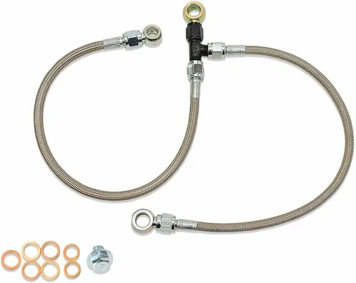 Miniatura 6 de IAG Performance Alimentación de aceite Turbo y línea AVCS para Garrett GT Series Turbo para Subaru WRX 2006-14, 04-21 STI, 05-09 Legacy GT, 04-08