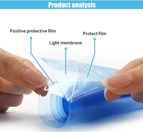 Miniatura 8 de Película de tinte autoadhesiva para luces de automóvil de 11.88×48 pulgadas, película de tinte para luz de freno, faro, luz trasera, luz antiniebla