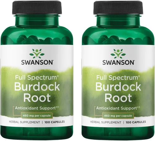 Miniatura 8 de Swanson Apoyo hepático y riñón de raíz de bardana - La desintoxicación de la piel ayuda a eliminar las toxinas del cuerpo - Apoya el bienestar