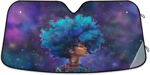 Miniatura 17 de Parasoles para parabrisas de vehículo, diseño de ojos de mujer, guiño y pestañas sexys, bloquean rayos ultravioleta y mantienen tu vehículo fresco