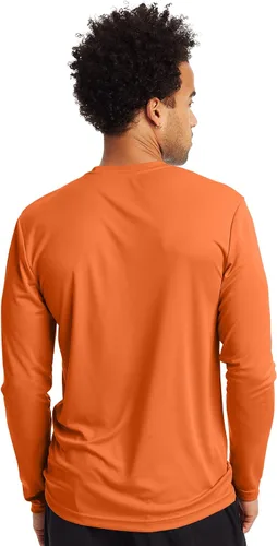 Miniatura 3 de Hanes Men's Long-Sleeve Performance T-Shirt Pack, 2-Pack, Cool DRI Moisture-Wicking Tees