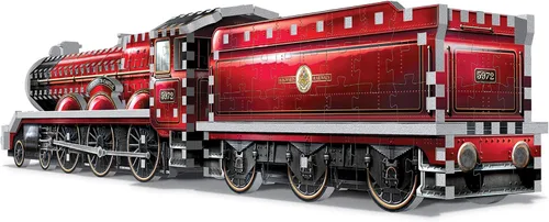 Miniatura 4 de Wrebbit3D Harry Potter - Rompecabezas 3D modelo de Hogwarts Express 460 piezas de rompecabezas Construye el icónico tren y viaje a través