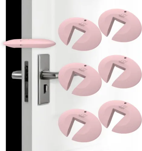 Miniatura 11 de Neobay Protector de Puerta contra Pellizcos y Tope para Puertas, Protector de Puerta de Silicona Duradera contra Pellizcos de Dedos, Previene Blanco