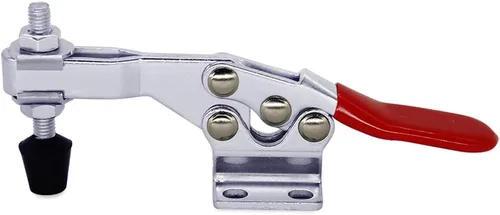 Miniatura 3 de 3 abrazaderas de palanca de capacidad de sujeción de 500 libras 225D, abrazadera horizontal de liberación rápida, abrazadera de sujeción grande