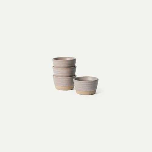 Miniatura 22 de Mora Juego de 4 Mini Ramekins, Platos de Cerámica para Hornear de 8 onzas - Aptos para Microondas, Horno y Lavavajillas - Pimienta Negra peppercorn
