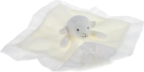 Miniatura 3 de Apricot Lamb Manta de seguridad suave de animales de peluche, cordero blanco, manta de personaje para guardería, felpa de lujo