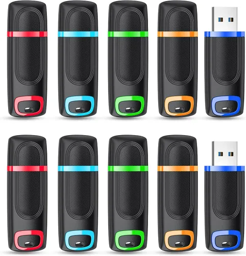 Miniatura 15 de RAOYI 10 PIEZAS 8GB USB 2.0 Unidad Flash Unidad de Pulgar Memoria Stick Unidad de Salto Unidad Zip para Almacenamiento de Datos y Copia de Seguridad